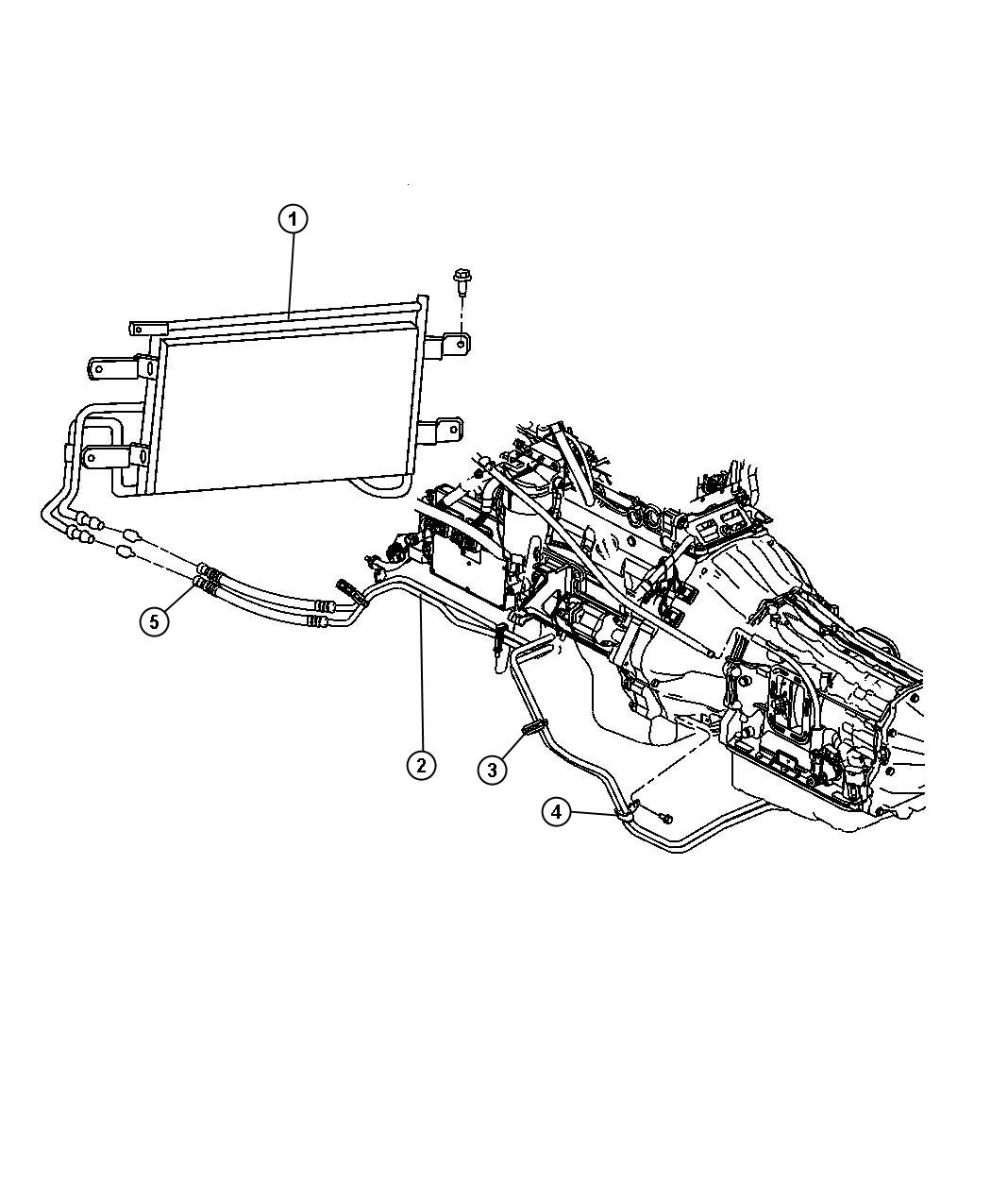 Dodge Ram Transmission Cooler Lines