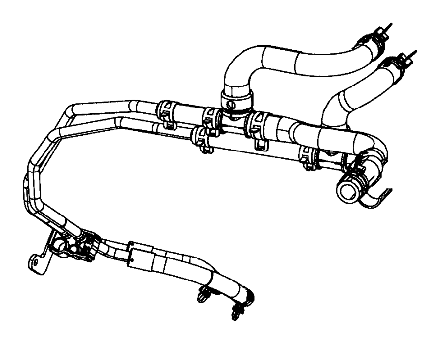 Dodge Journey Heater Hose Diagram