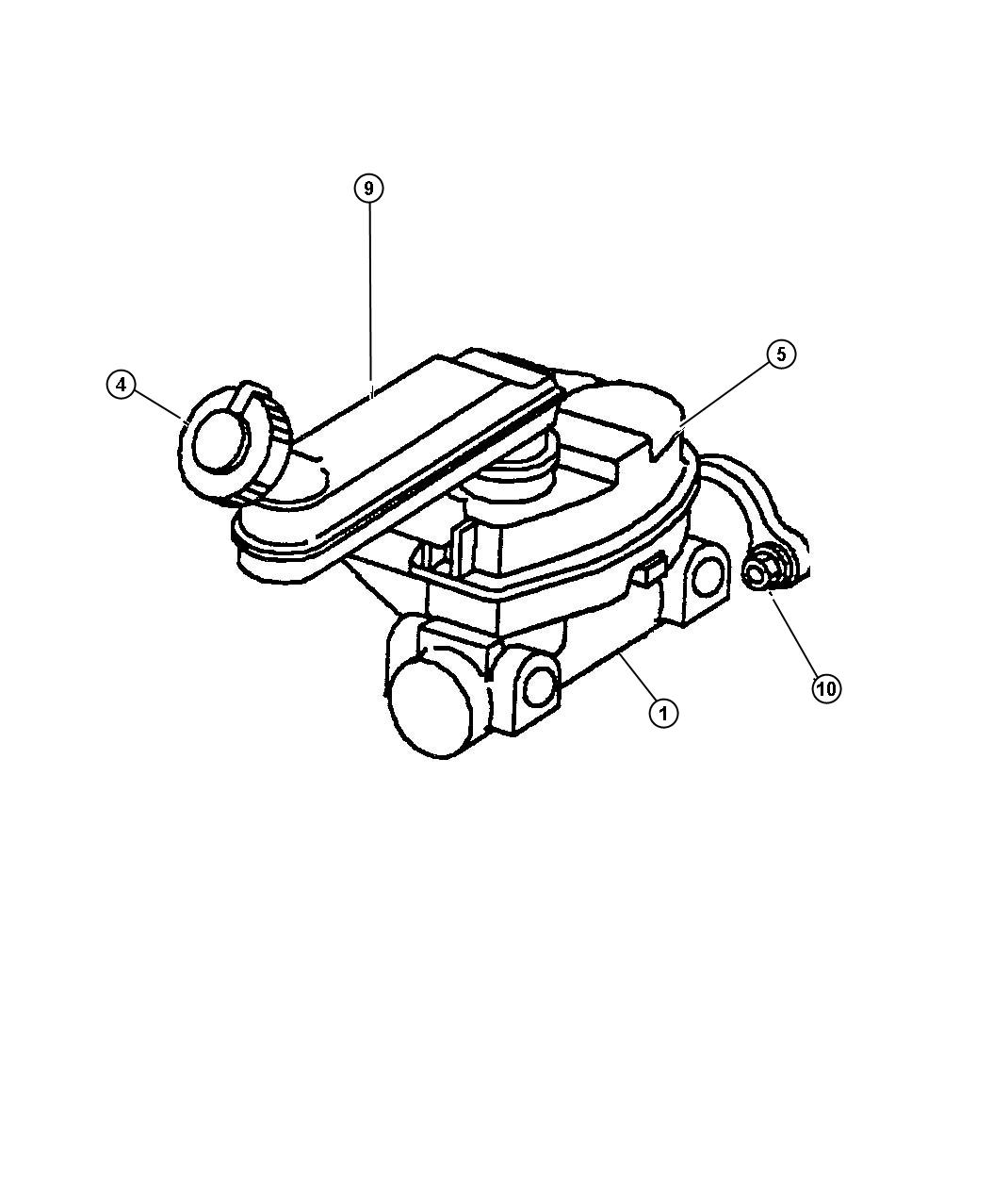 Chrysler Town & Country Switch. Brake fluid level - 05140310AA | Myrtle ...