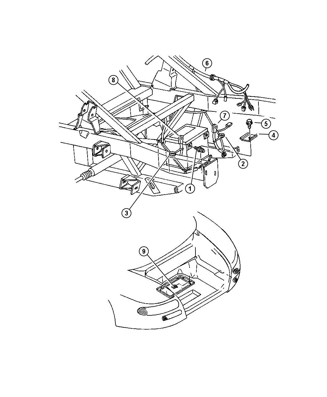 Dodge Viper Wiring. Body, unified body. Tray, fca, cables ...