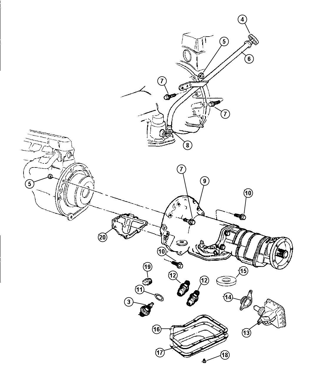 Dodge Dakota Sensor. Transmission output speed - 04800879 | Myrtle Beach SC