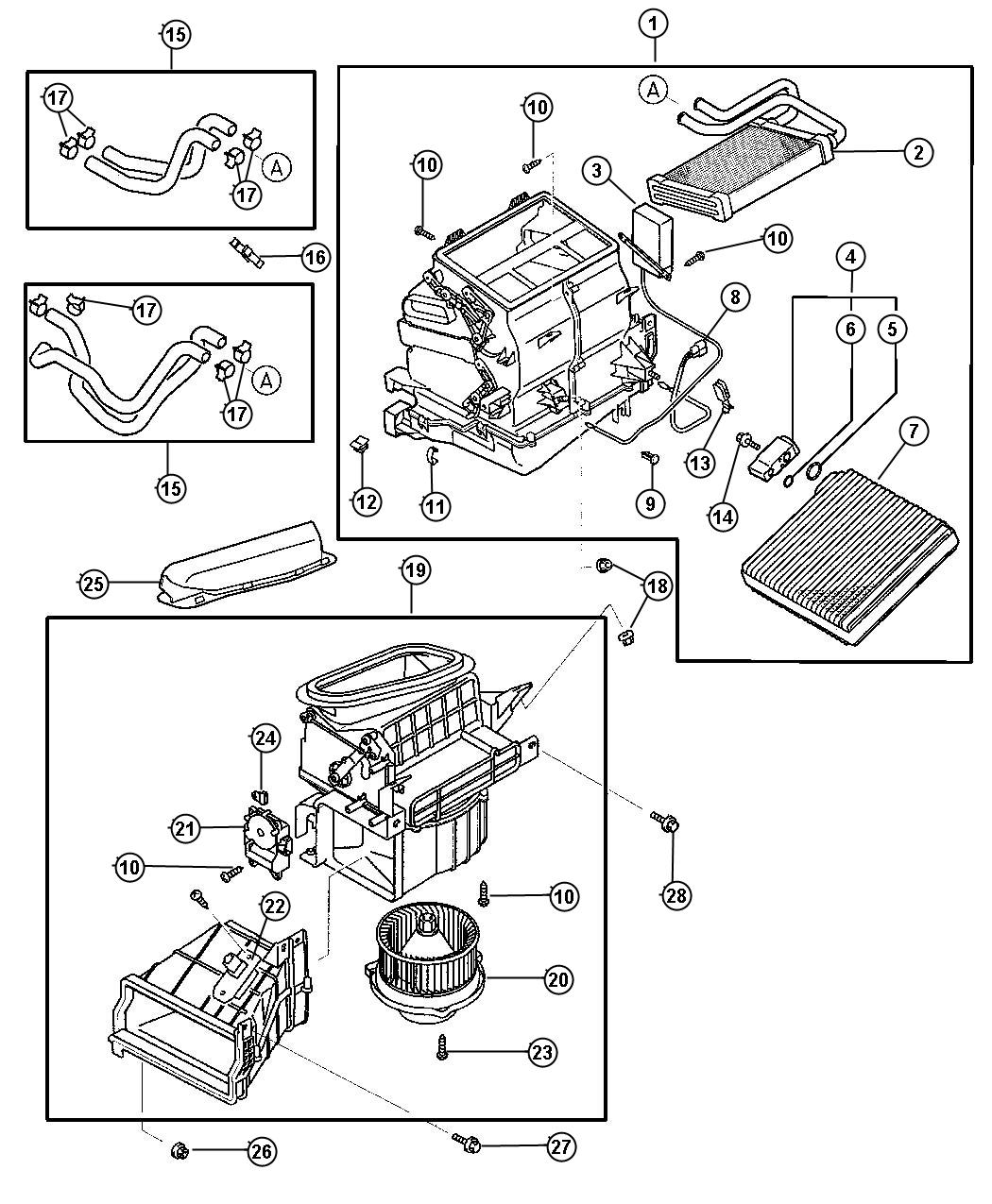 Dodge Ram 1500 Heating System Diagram