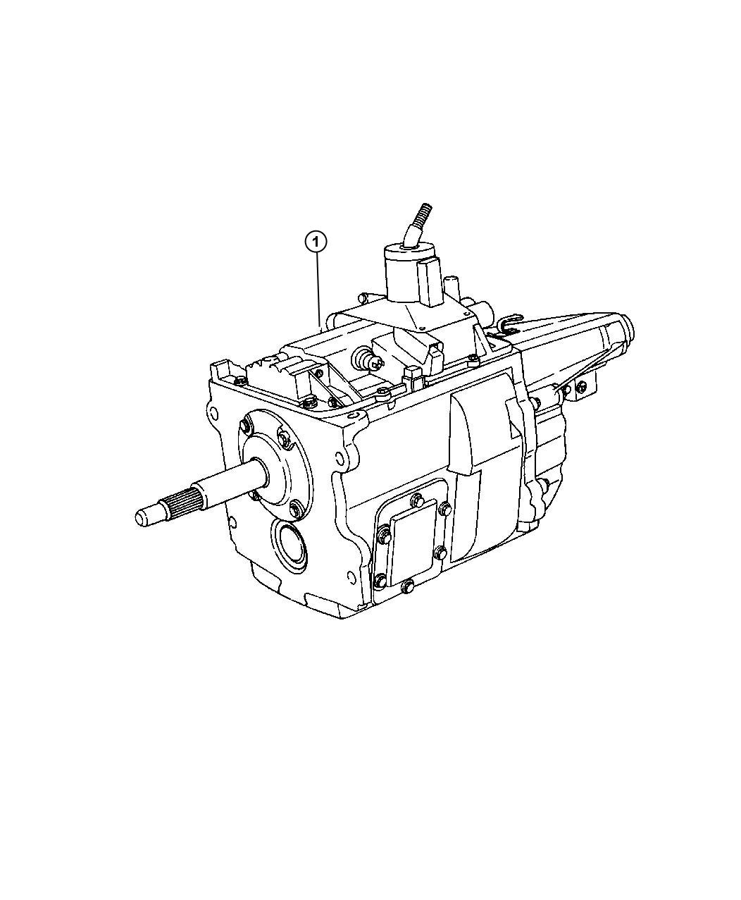 Dodge Grand Caravan Trans. 5 speed. Transmission, ddp RL108129AE