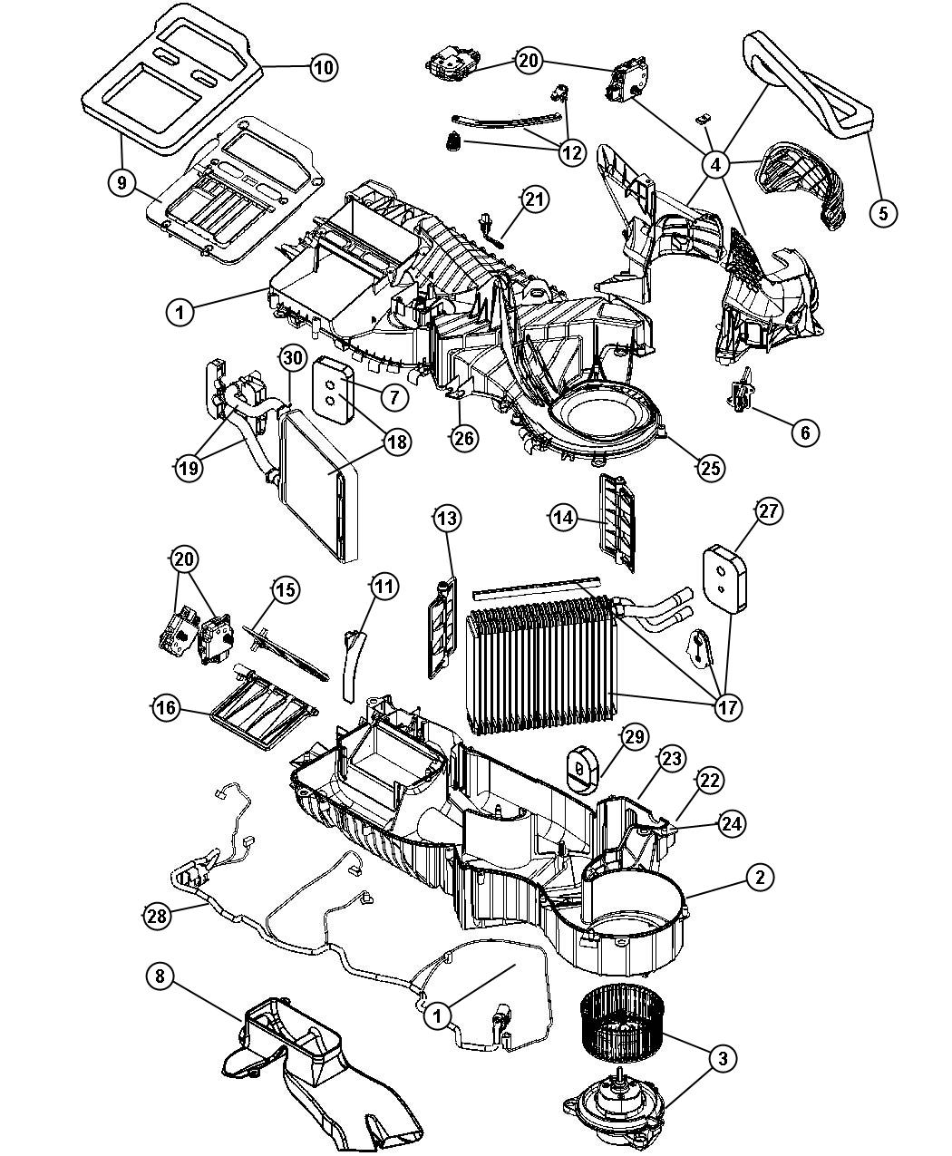 2000 Dodge Dakota Cooling System Diagram