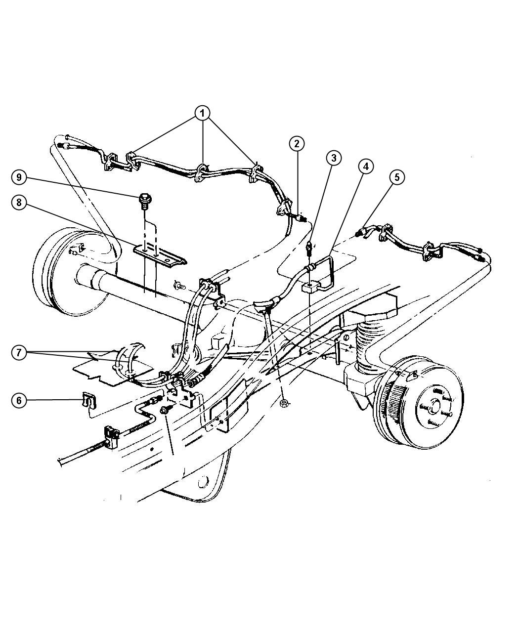 1999 Jeep Cherokee Tube. Brake. Right 52130024 Myrtle Beach SC