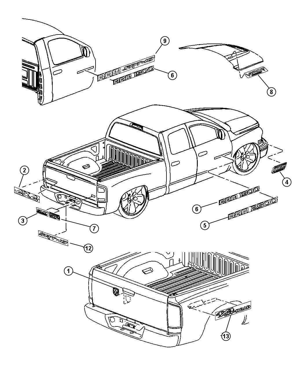 Dodge Ram 1500 Body Panels