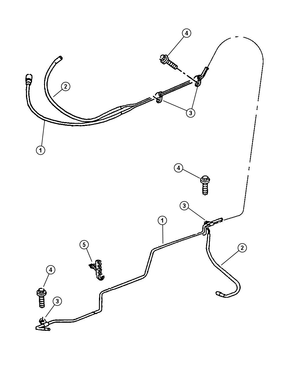 1997 dodge dakota fuel line diagram