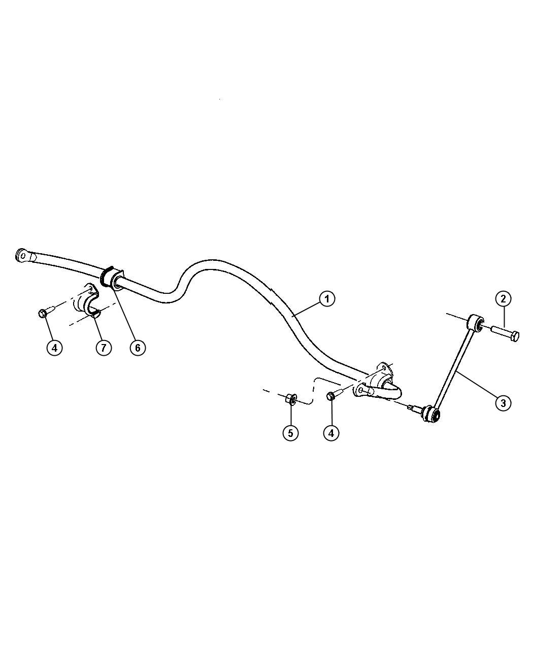 jeep Grand Cherokee Link, link assembly. Stabilizer bar, sway