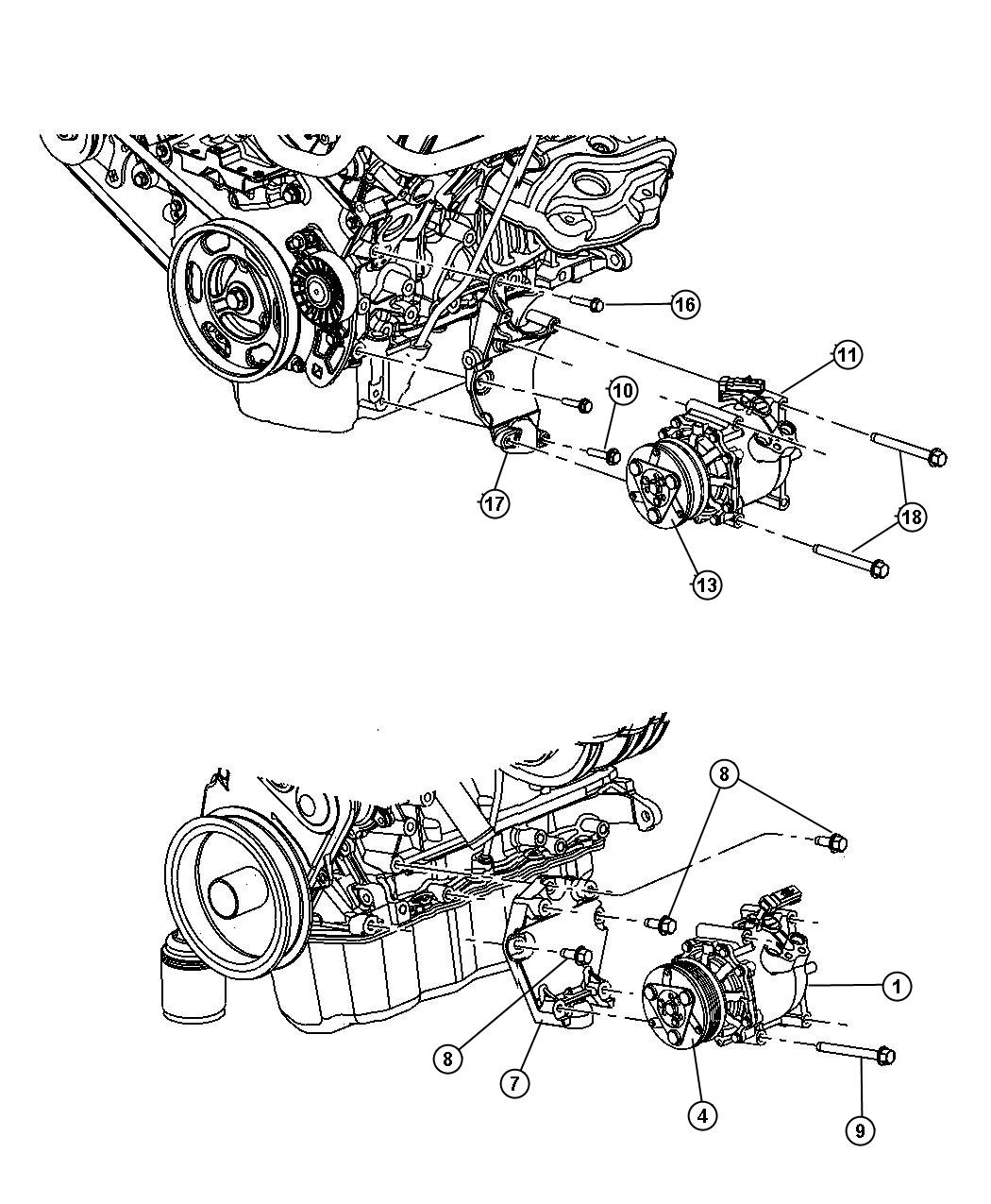 Chrysler Sebring Compressor. Air conditioning - RL596550AC | Myrtle