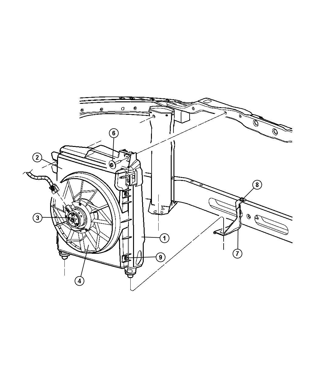 2004 Dodge Ram 2500 Condenser Ac Air Conditioning Plumbing