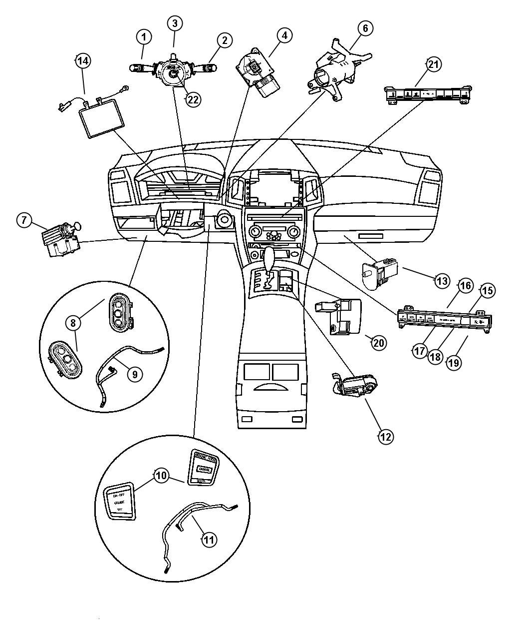 2006-jeep-commander-switch-instrument-panel-56050772ac-myrtle-beach-sc