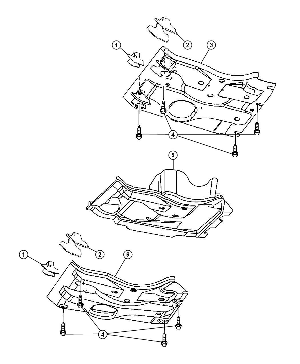 2006 Jeep Liberty Support assembly. Front belly pan. Skid, plate