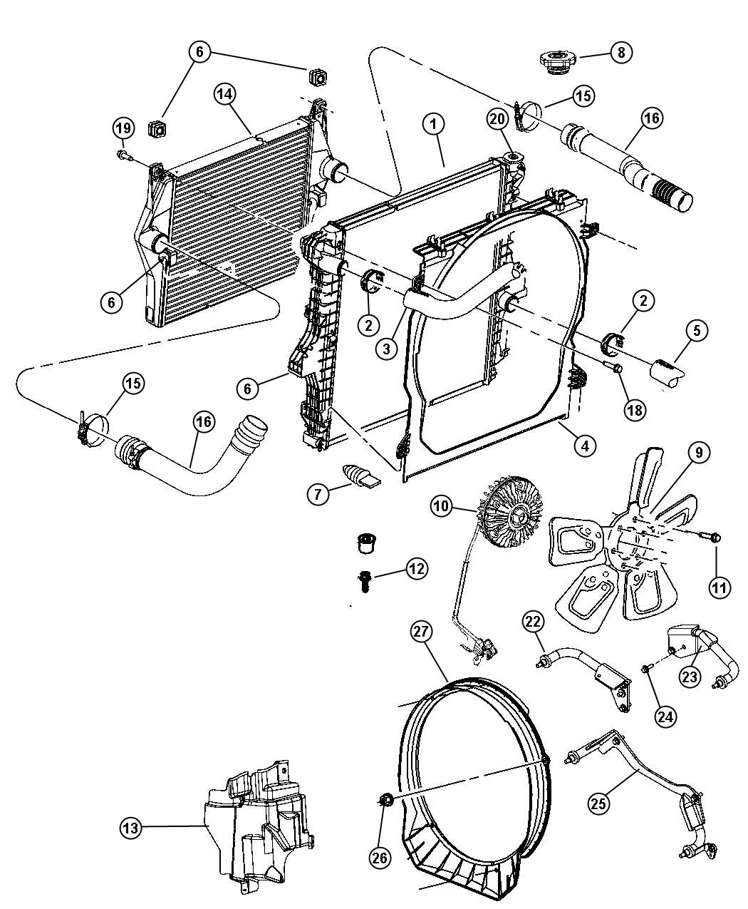 Dodge Ram Radiator Diagram Wiring Diagram Database | My XXX Hot Girl