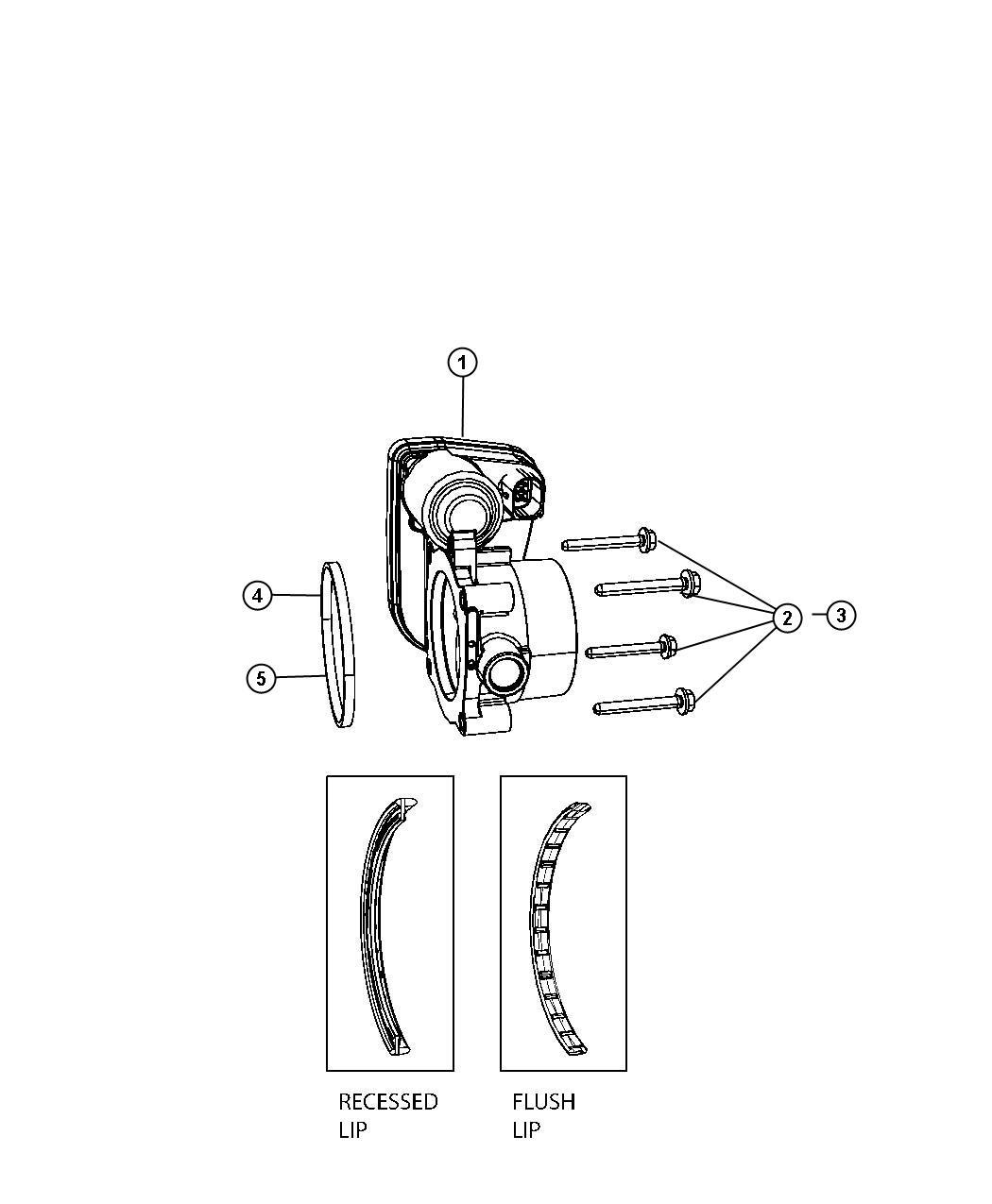 Dodge Grand Caravan O ring. Electronic throttle control ...