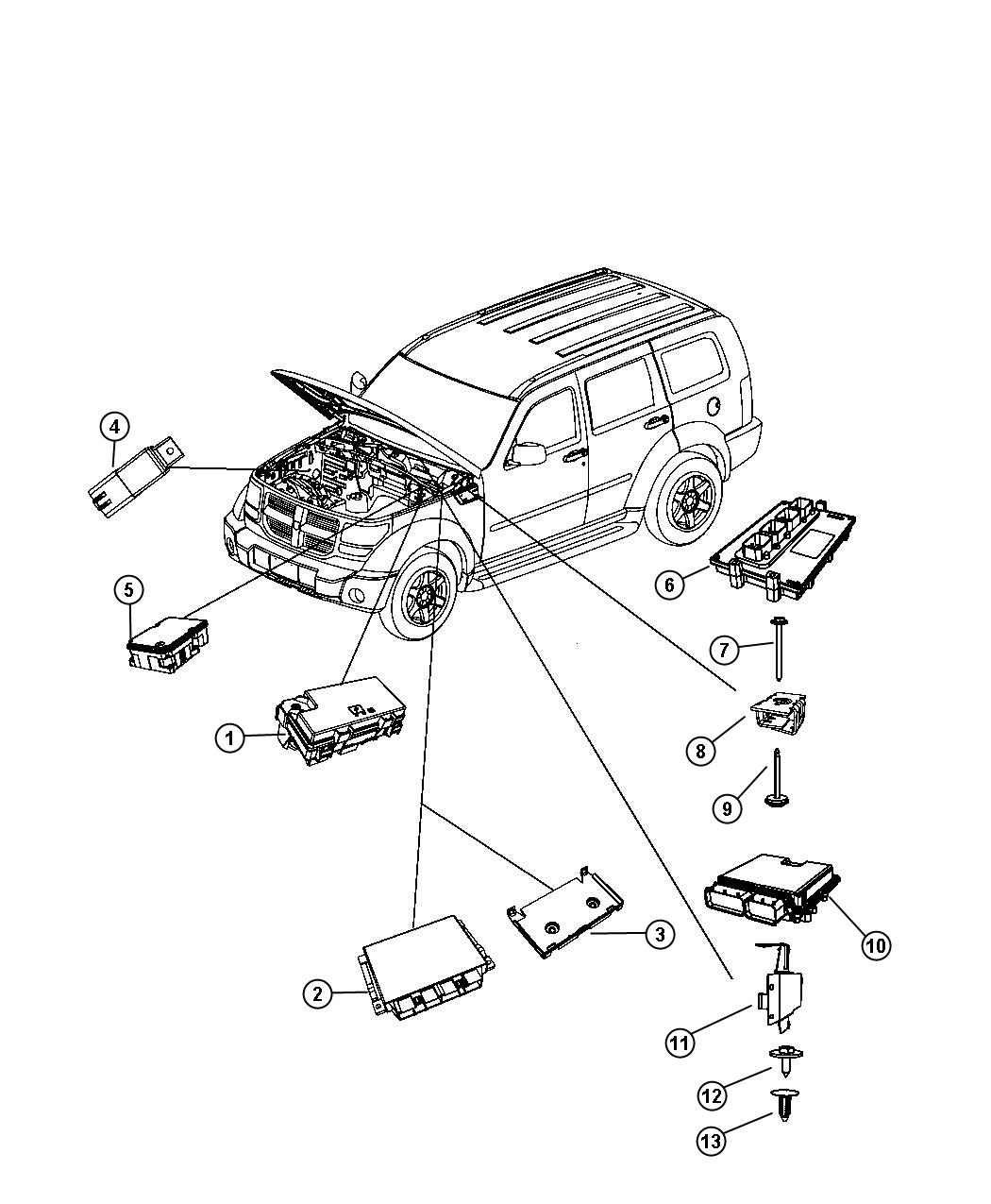 Dodge NITRO Module. Transmission control. Modules - 05150240AB | Myrtle