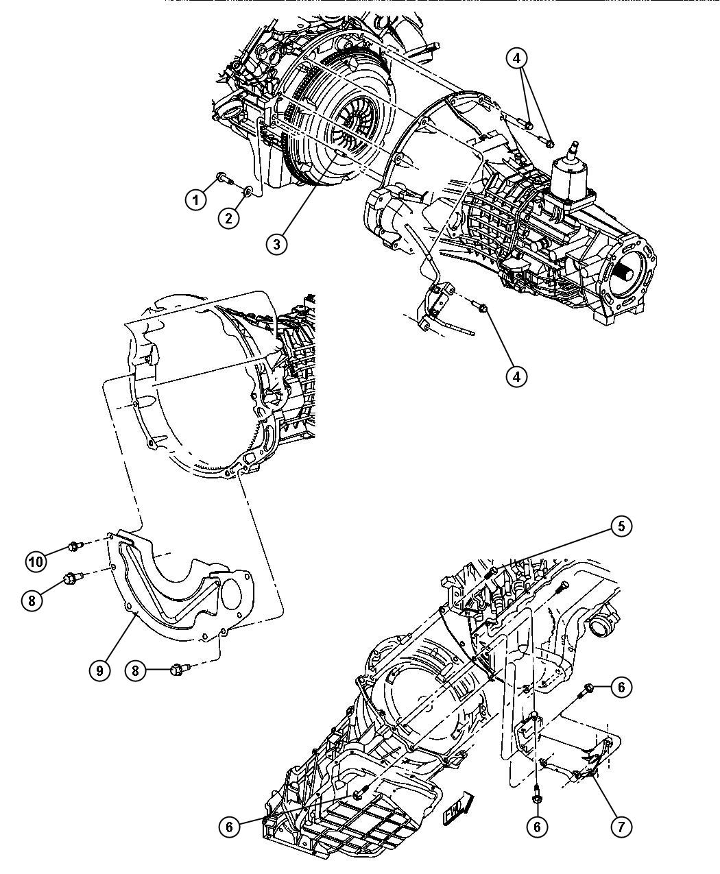 Dodge Dakota Cover, shield. Clutch housing dust - 52107753AC | Myrtle ...