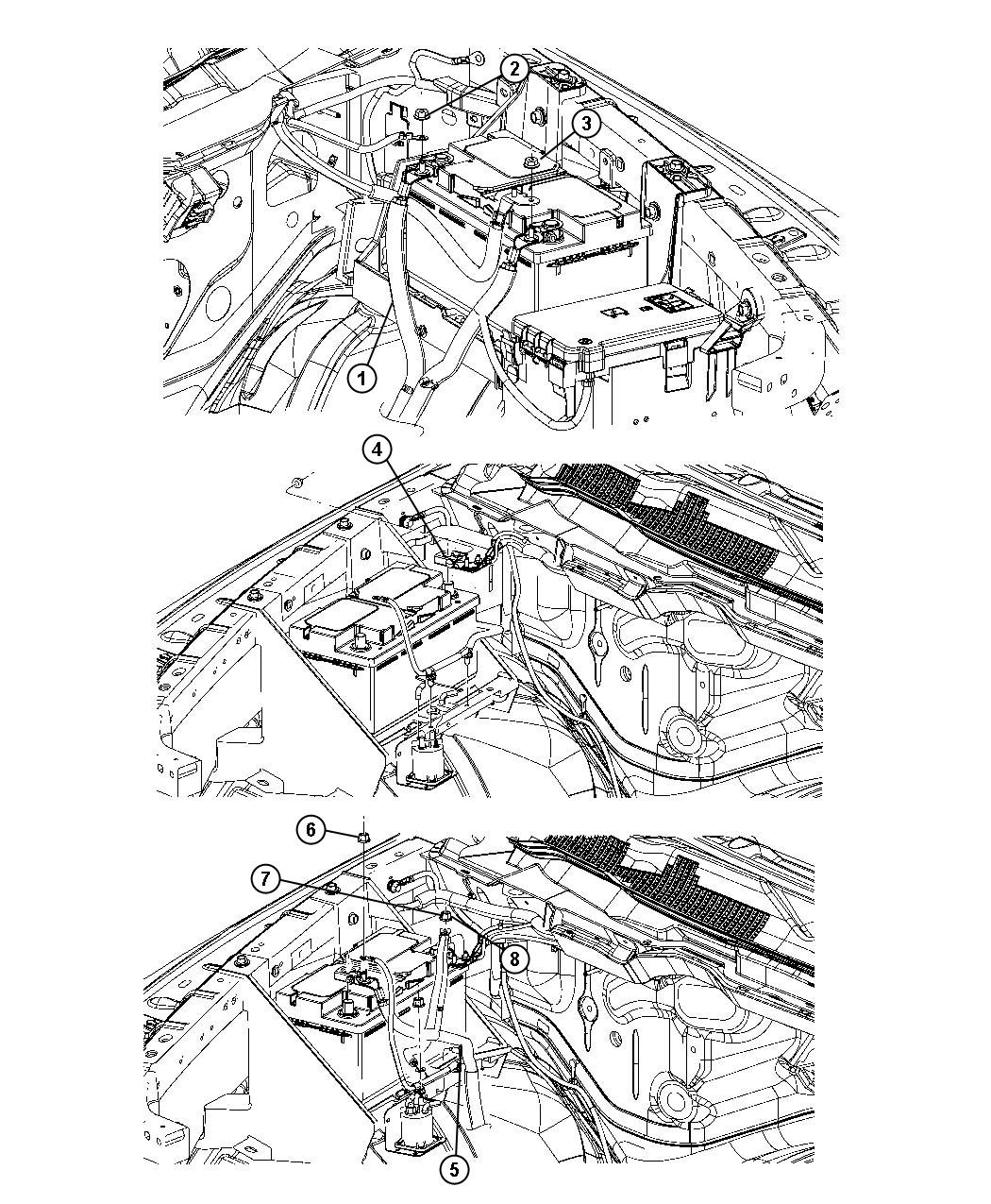 2011 Dodge Ram 5500 Wiring. Battery positive. [baj] - 05148507AB ...