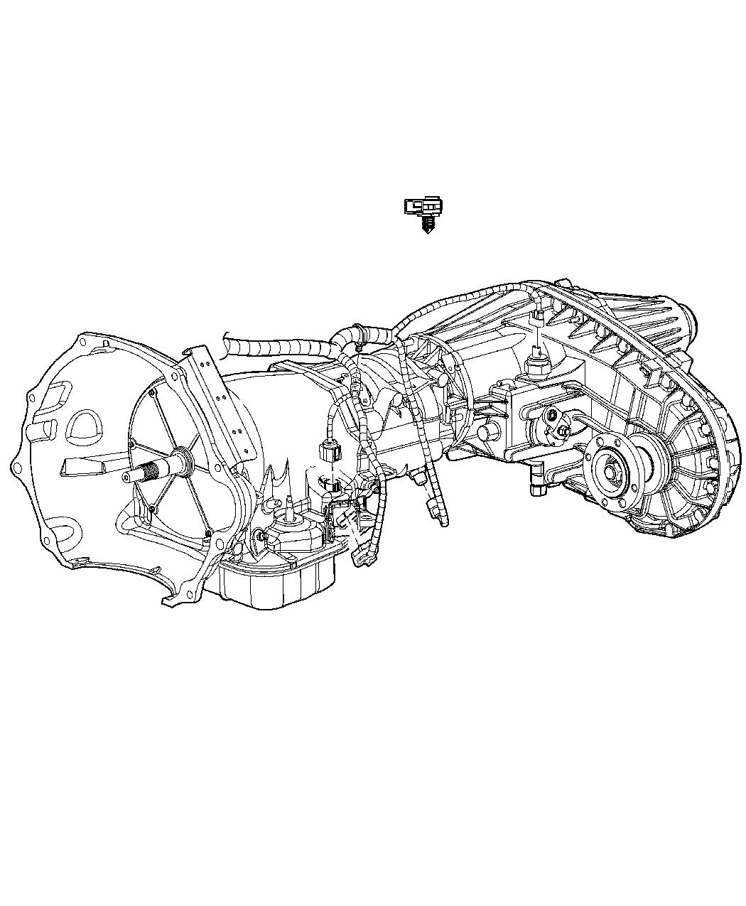 2013 Dodge Ram 3500 Wiring. Transmission. [elec shift-on-the-fly