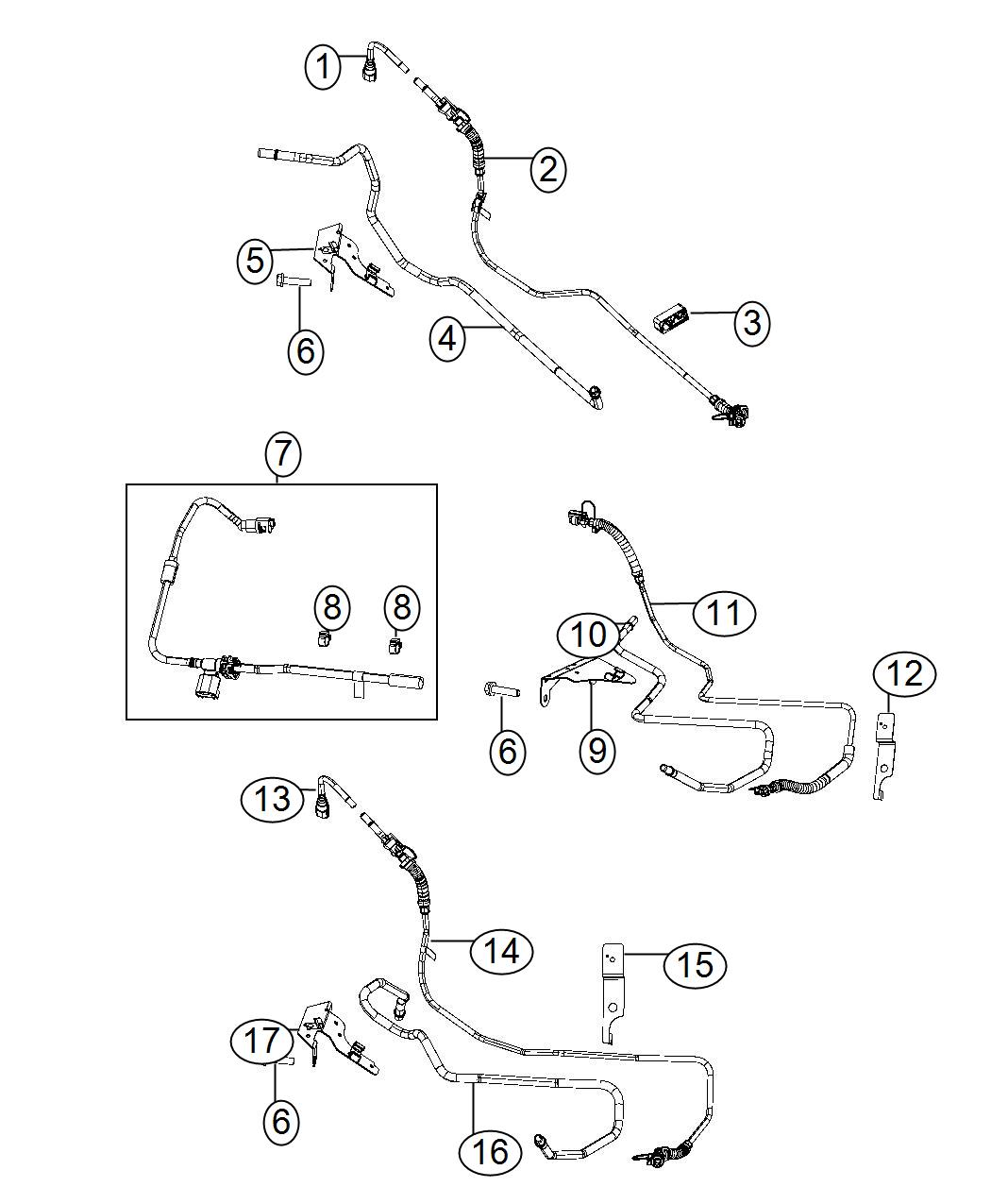 Dodge Ram 1500 Fuel Line