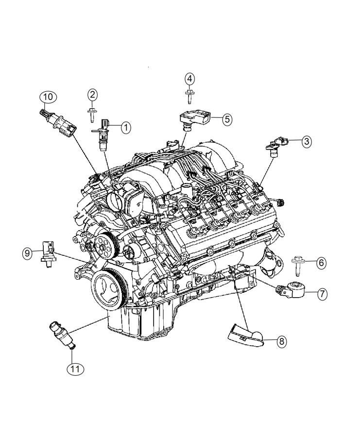 2015 Jeep Grand Cherokee Sensor. Coolant temperature, fluid temperature