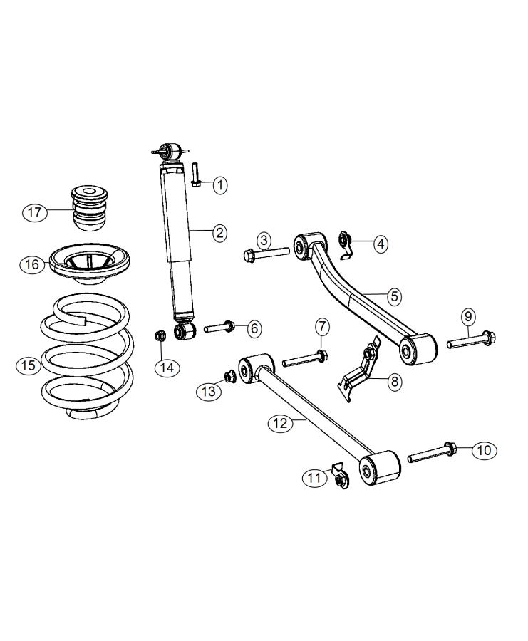 2015 Jeep Wrangler Isolator. Spring. Upper - 52059999AC | Myrtle Beach SC