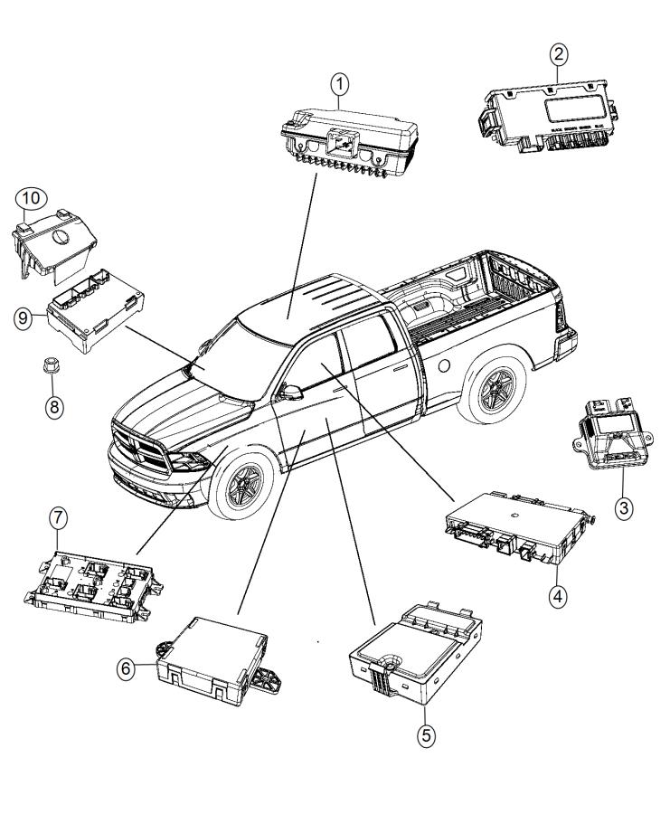 2015 Ram 2500 Module. Body Controller. Modules, Engine - 68228904AE ...