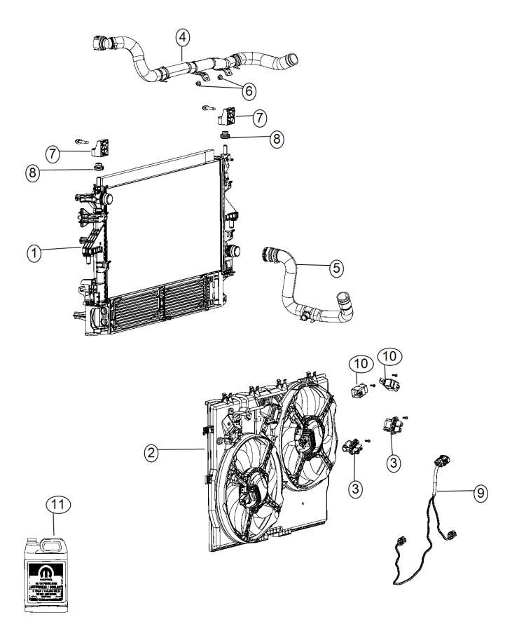 2016 Ram 1500 Hose. Radiator inlet. Related - 52014861AC | Myrtle Beach SC