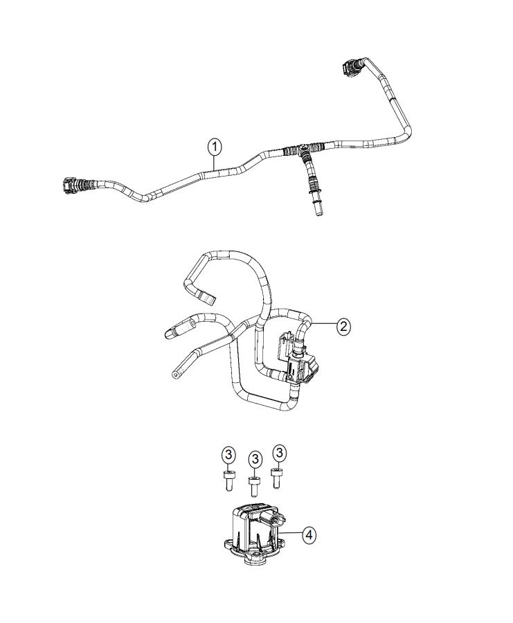 Fiat 500L Solenoid, valve. Surge, waste gate. [engine - 68119600AA ...