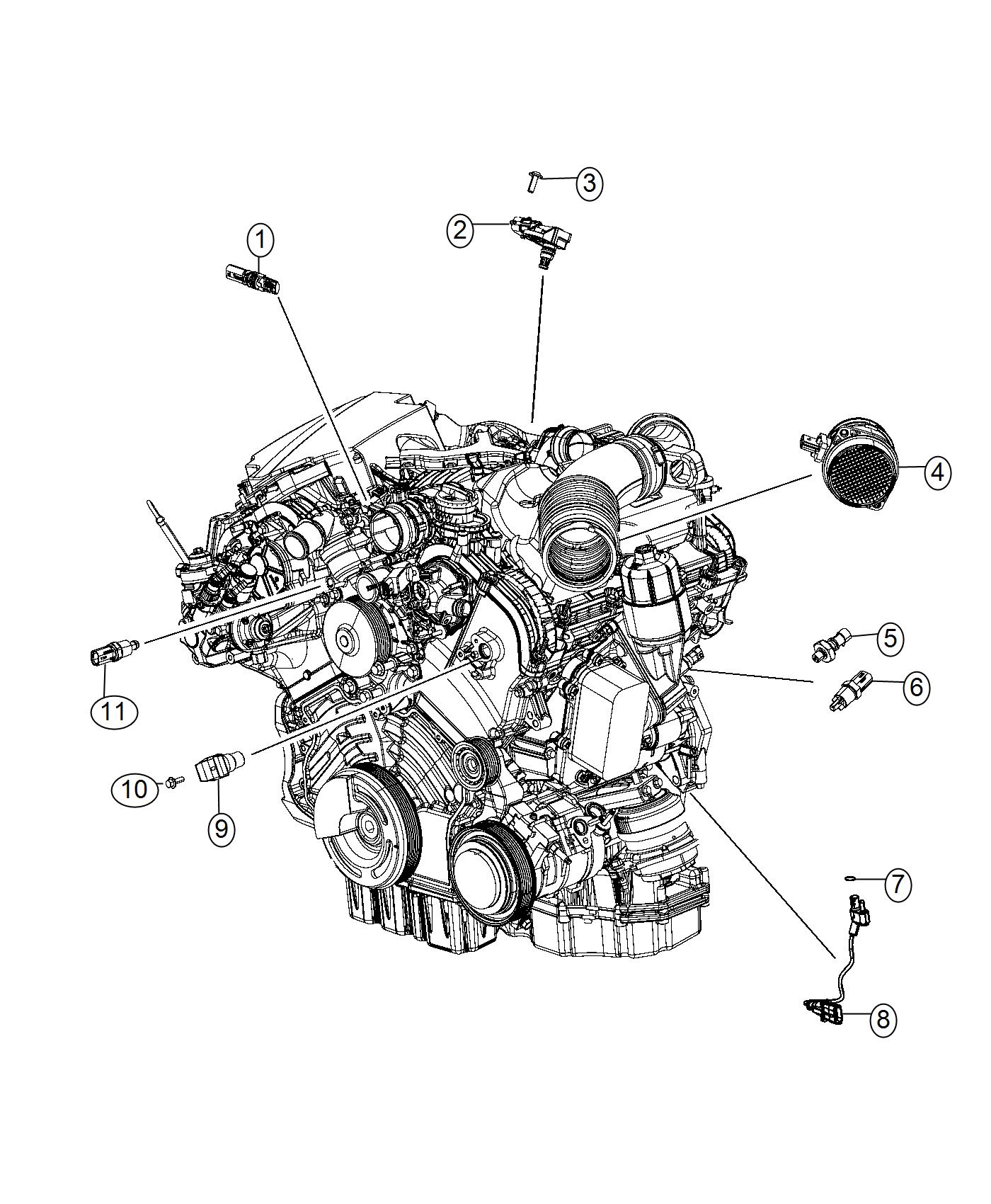 2011 Jeep Grand Cherokee Camshaft Position Sensor Location