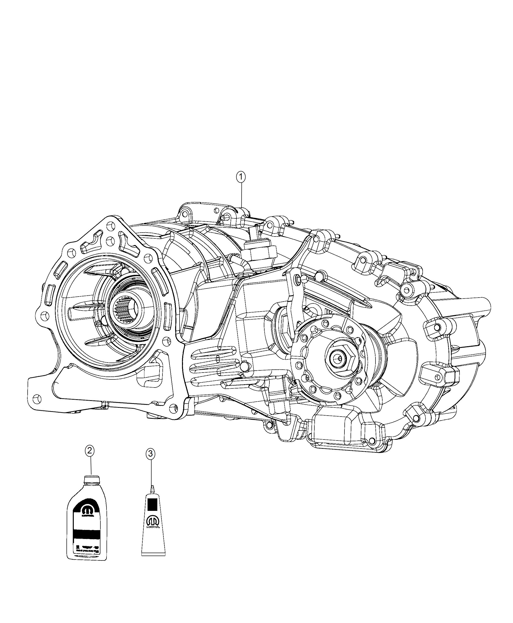 Jeep Wrangler Transfer case. Mp3022. Full, trac, time 68240453AC