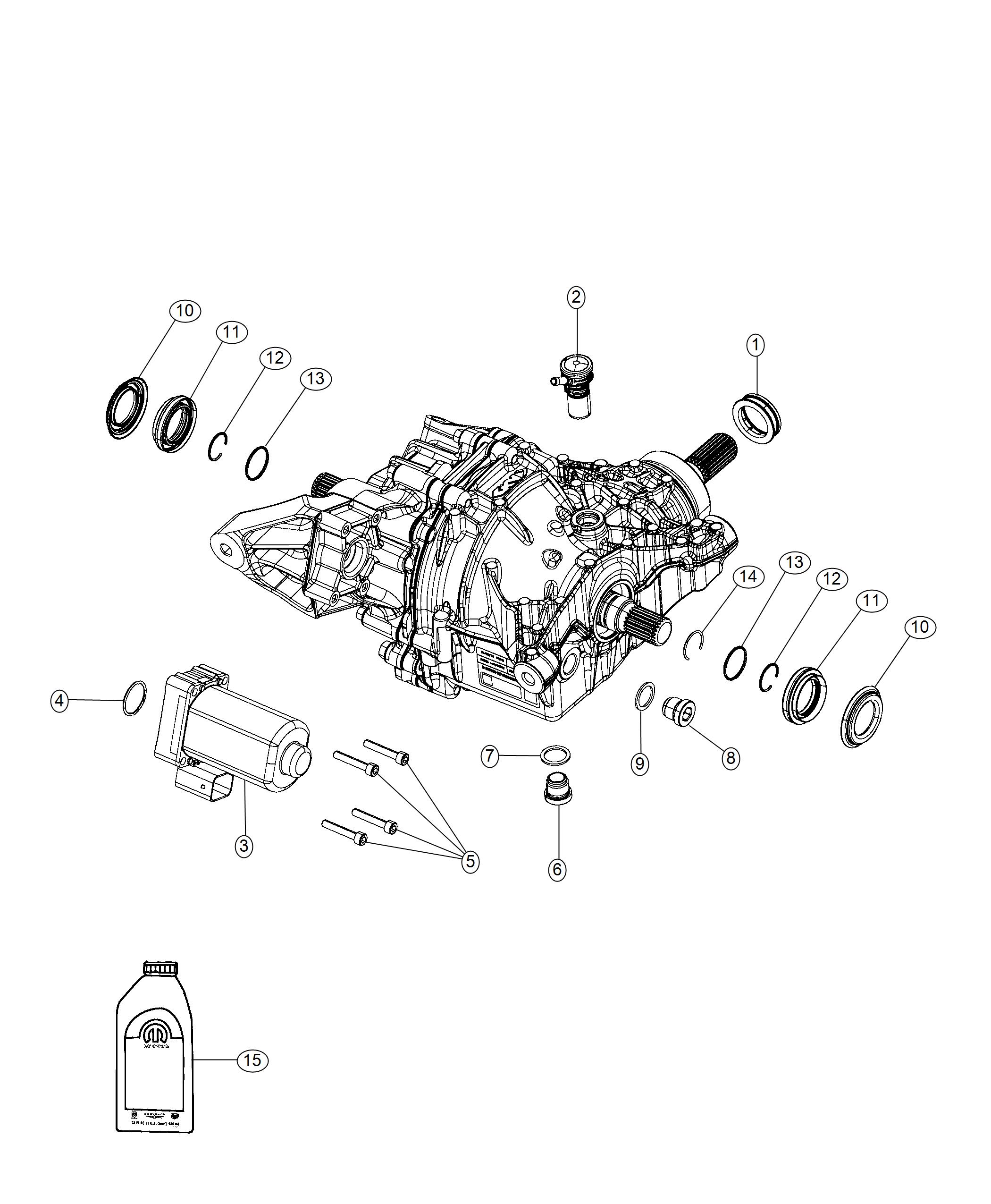 Jeep Compass Seal. Input shaft. Dust. [rear suspension parts module