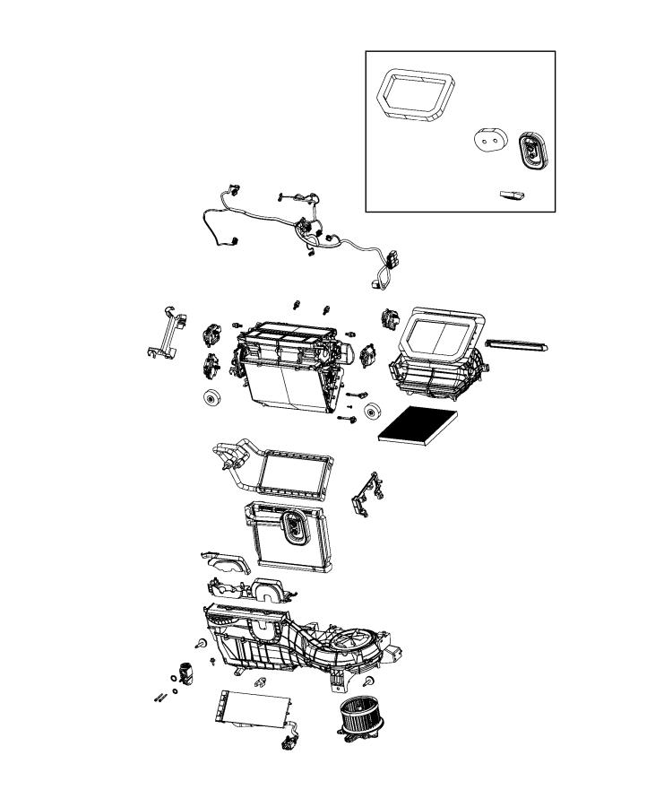 2010 Jeep Wrangler Core. Heater - 68301874AA | Myrtle Beach SC