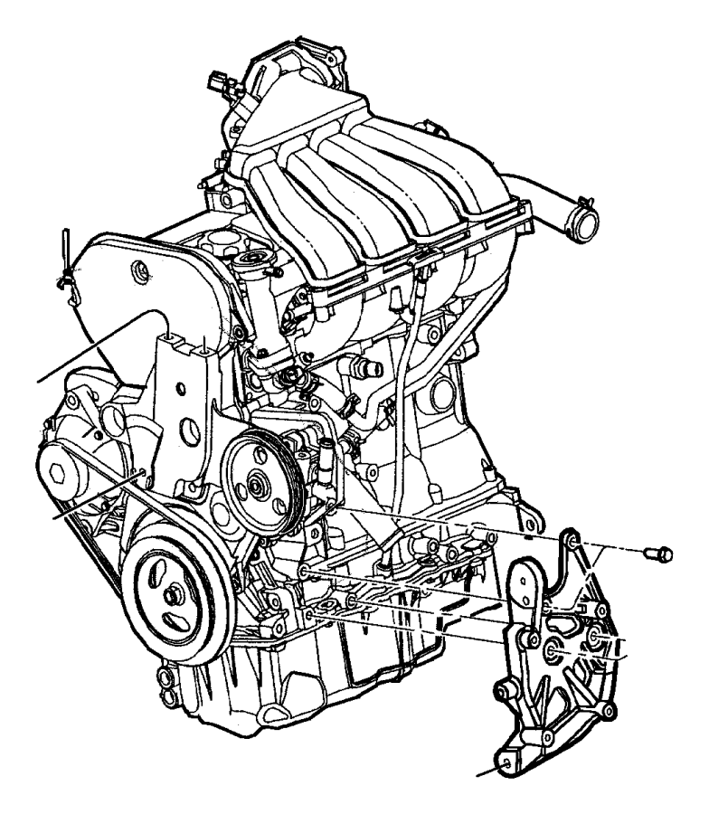 Pt Cruiser Motor Mounts Diagram