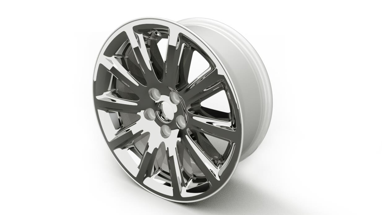 2014 Chrysler 300 Wheel. Aluminum. Front or rear. [18 aluminum chrome ...