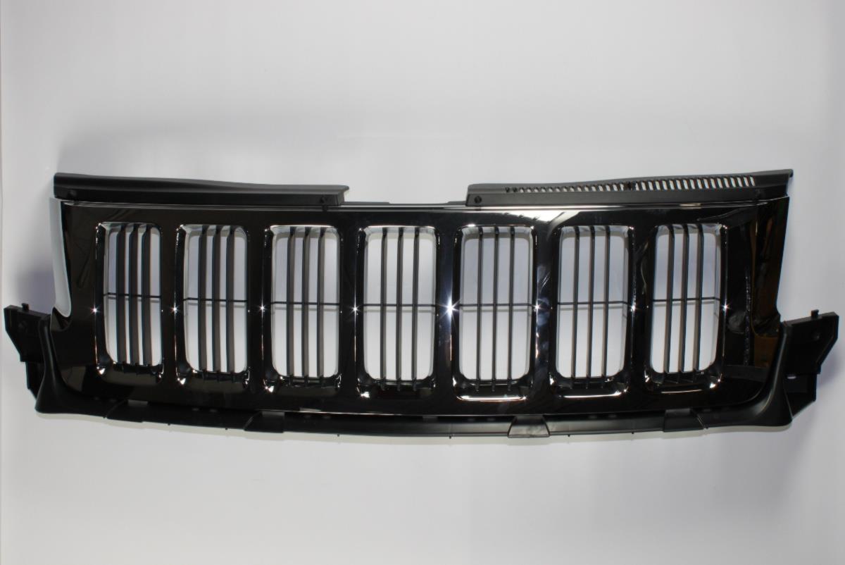 2011 Jeep Grand Cherokee Grille Radiator Bright Grille 55079377AD   55079377AD 0001 