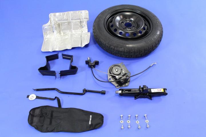 2017 Fiat 500 Spare Tire Kit includes tire, wheel, jack and entire ...